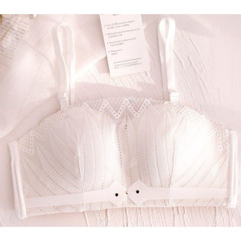 【B025】加厚2.5cm Bome Strapless Super Push Up Bra 两穿无肩带、肩带聚拢小胸内衣