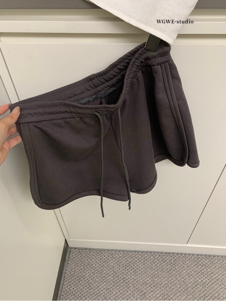 【T-1340】「懒懒日常裤」Lazy Day Shorts ☁️ 棉休闲短裤