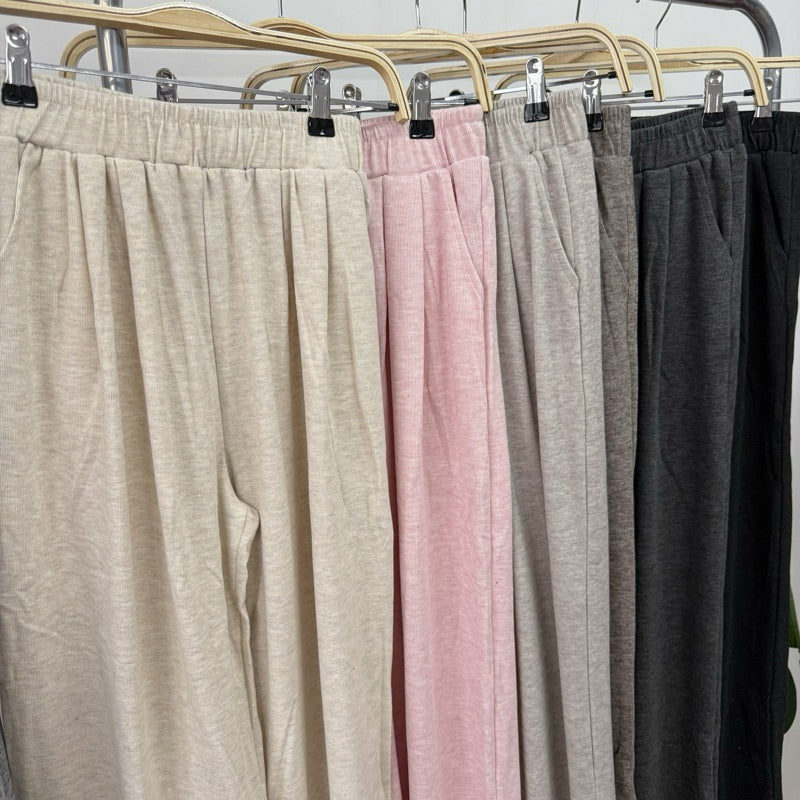 【T242】糯米机场裤 Comfy Cotton Wide Leg Pants