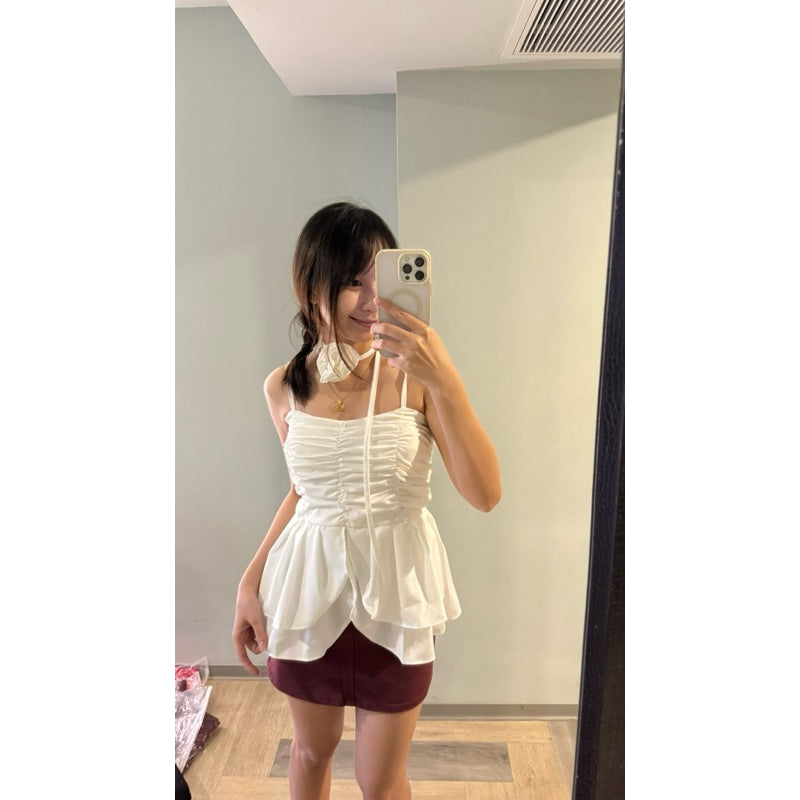 【T463】Ins Style Rose Ruffle Top 玫瑰🌹气质花瓣上衣 泰国🇹🇭上衣