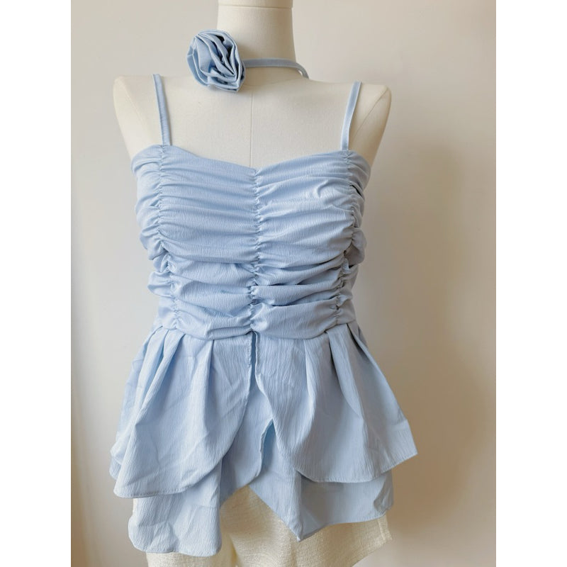 【T463】Ins Style Rose Ruffle Top 玫瑰🌹气质花瓣上衣 泰国🇹🇭上衣