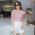 【T037】THONG GLOM Basic 圆领基础上衣Tee