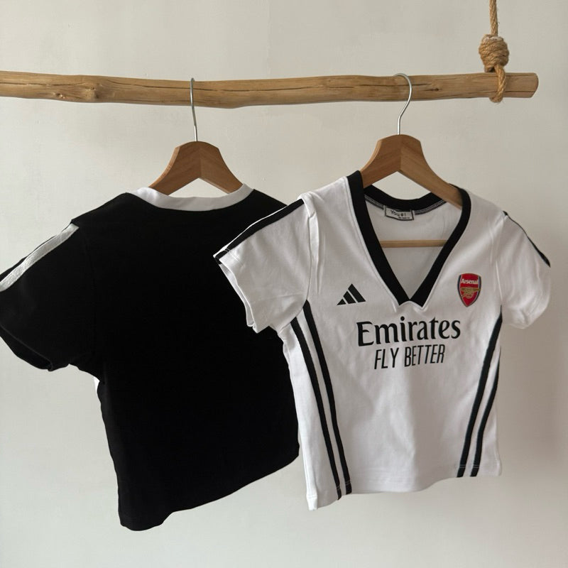 【T277】 Nomto Sporty Crop Top紧身款女T恤