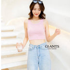 【T433】GIANT BASIC 短款背心上衣