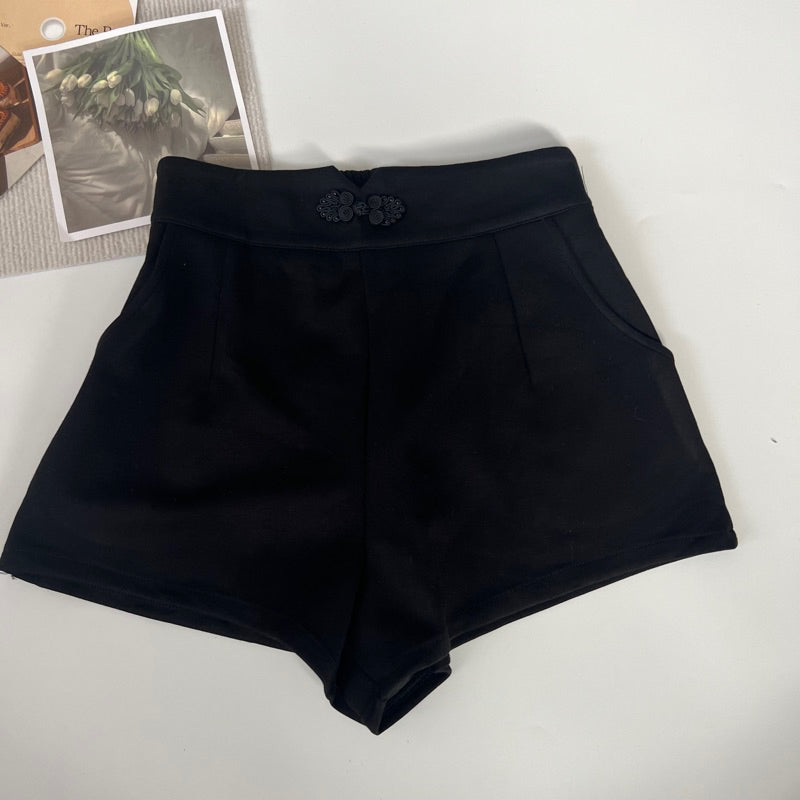 【T280】 中国结旗袍太空棉短裤 Cheongsam Style Short Pants