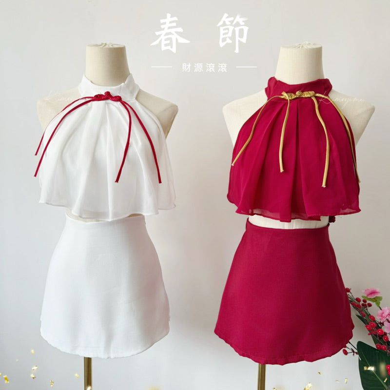 【T350】绝美！🎉CNY 2025🎉金枝玉叶挂脖套装