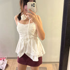 【T463】Ins Style Rose Ruffle Top 玫瑰🌹气质花瓣上衣 泰国🇹🇭上衣