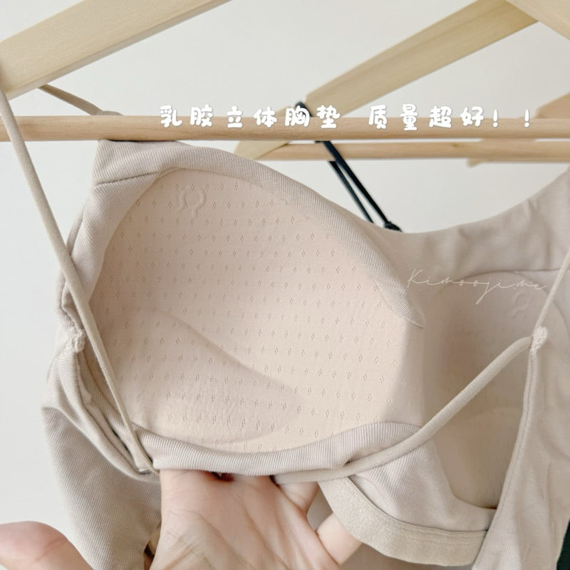 【BT059】强推！露美背乳胶背心