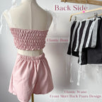 【T441】纯欲风蕾丝套装 Lace Tank + Skort Set