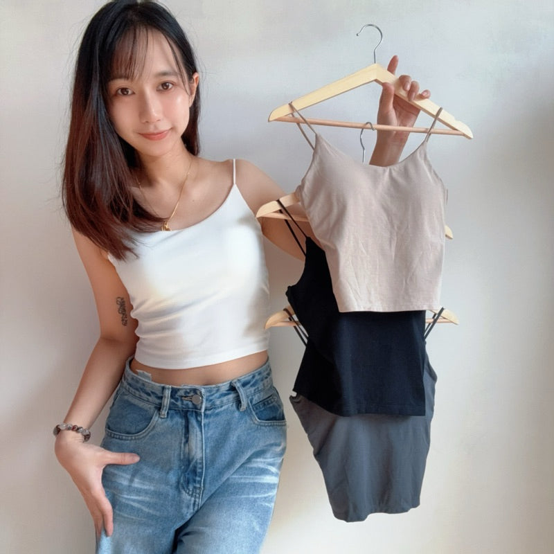 【BT059】强推！露美背乳胶背心
