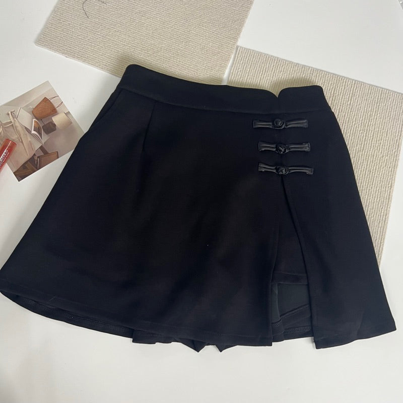 【T305】🎉CNY 2025🎉小&大码 Chinese Knot Skort