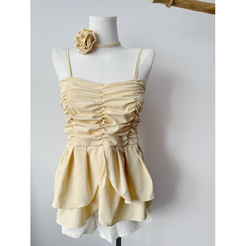 【T463】Ins Style Rose Ruffle Top 玫瑰🌹气质花瓣上衣 泰国🇹🇭上衣