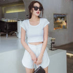 【T037】THONG GLOM Basic 圆领基础上衣Tee
