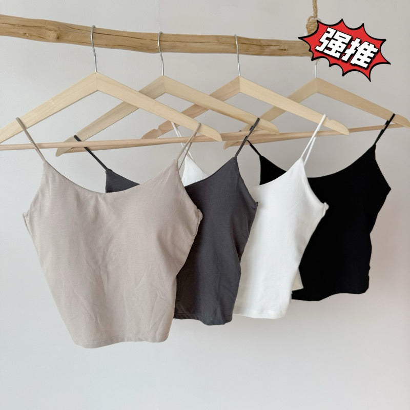 【BT059】强推！露美背乳胶背心