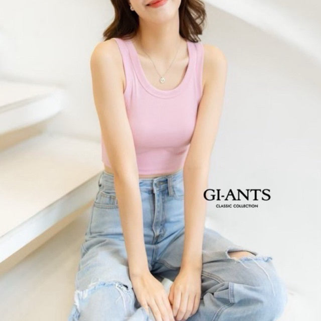 【T433】GIANT BASIC 短款背心上衣