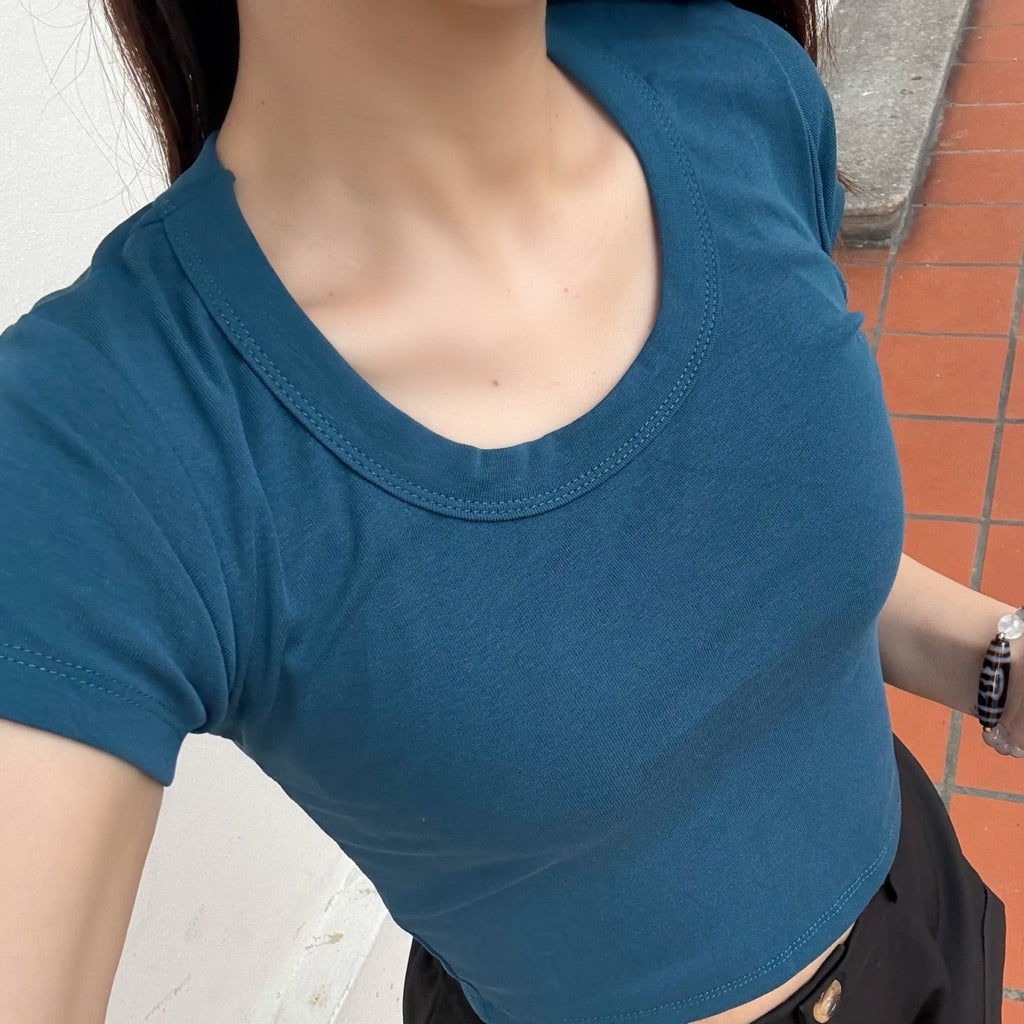 【T499】KOB万能百搭短款上衣女