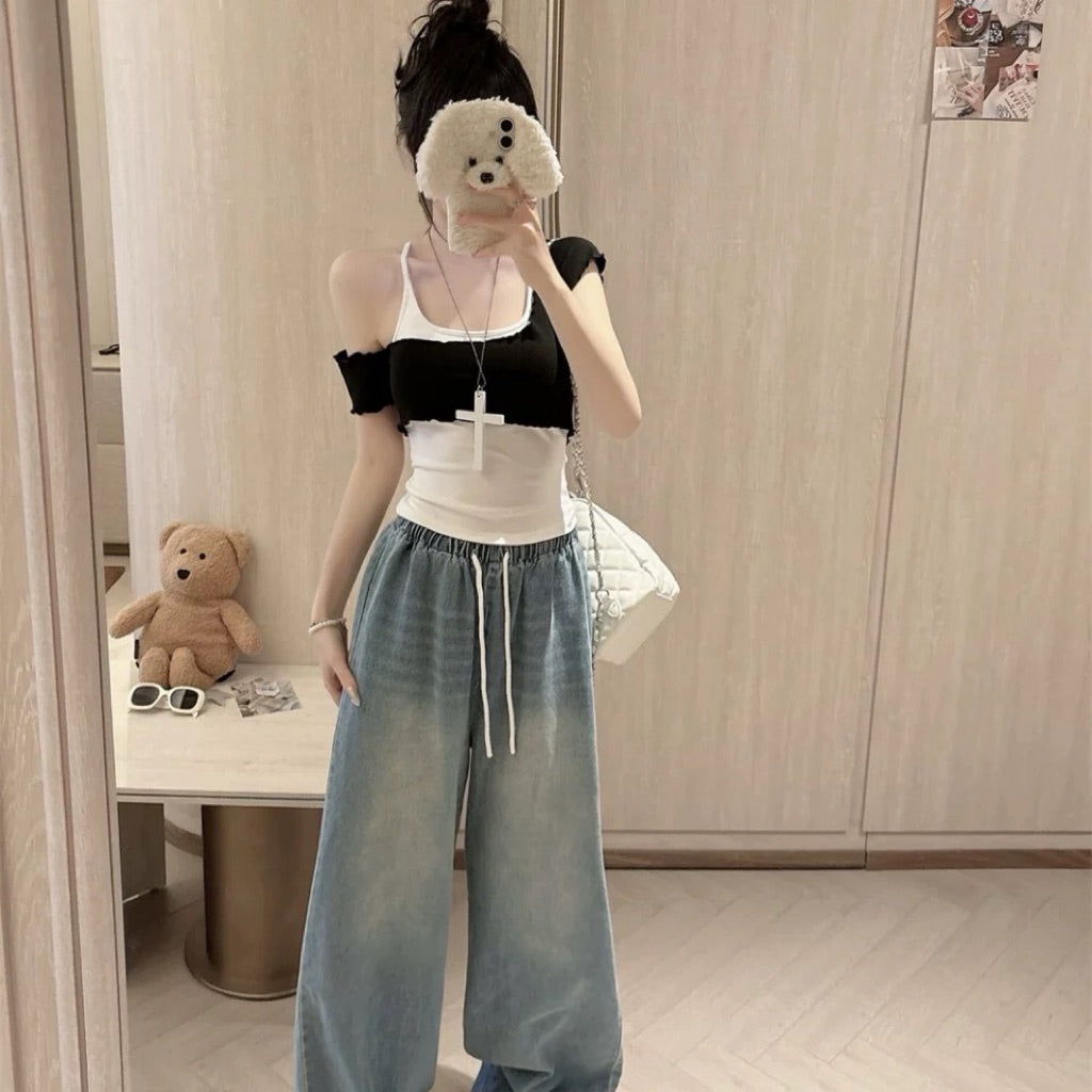【BT090】独特设计纯欲性感两件套