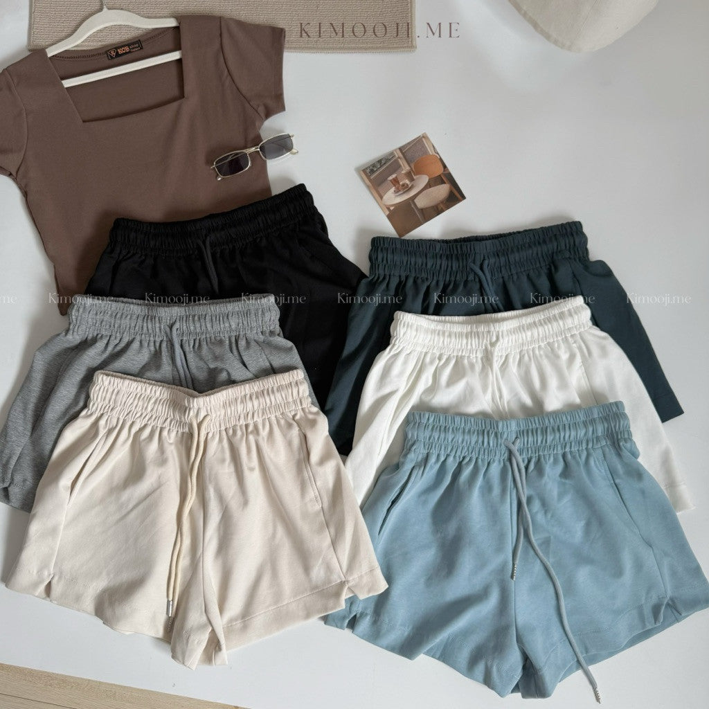 【T776】🧊冰冰棉休闲裤女 超舒服太空棉短裤~推荐M/L