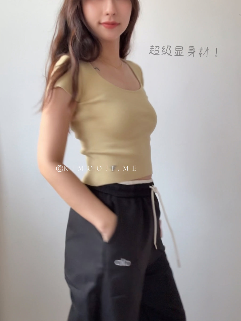 【T920】泰国爆火🔥WAYA Comfy Soft Knitted Tee 软针织圆领上衣T恤