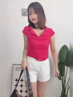 【T953】Berrita  西装短裤｜日常通勤款 A Cut Suit Women Shorts SML