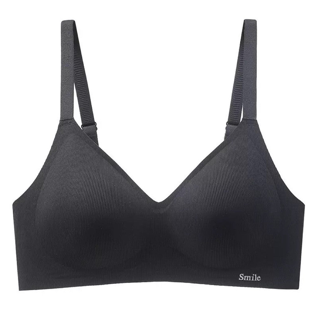 【B035】舒服日常内衣～店主推荐乳胶内衣✨Smile Latex Bra Ice Silk Comfy Bra
