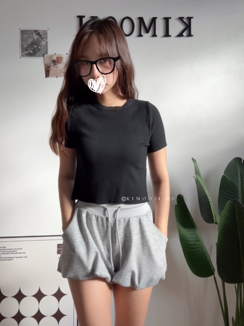 【T925】软针织～Basic Comfy Knitted Crop Top