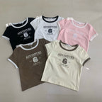 【T-1198】Adventure简约印字 百搭款上衣Tee