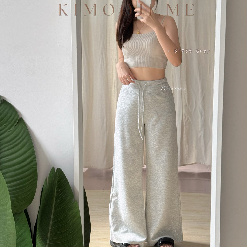 【BT035】Waffle Bra Top 自带胸垫平口背心