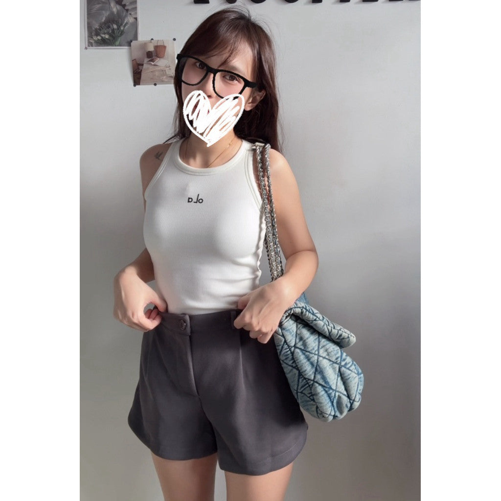 【BT99】Sporty oLa自带胸垫罗纹背心
