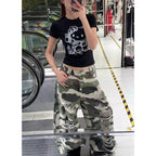 【T-1280】酷Girl 个性Hello Kitty 印花修身显瘦T恤上衣女 Cool Street Style Kitty Printed Slim Fit T-shirt Women Top