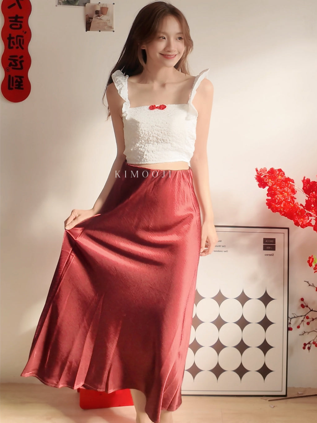 【T1039】小飞袖中国结上衣~推荐小个子！