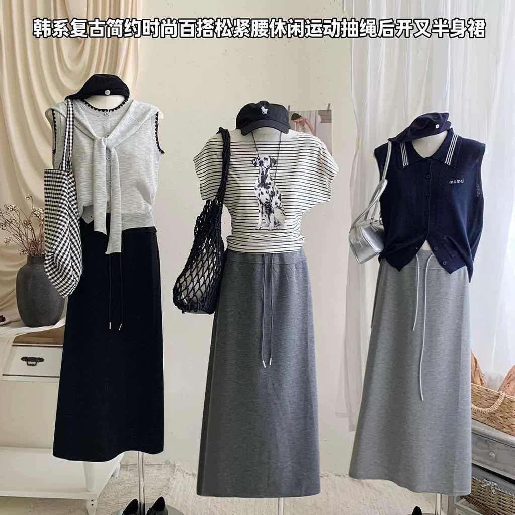 【T800】超PREMIUM! 面膜长裙 Space Cotton Maxi Skirt