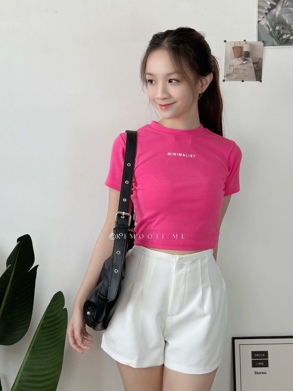 【T962】A-Line Pleated Suit Shorts A字西装显瘦高腰百搭休闲裤 TALENT