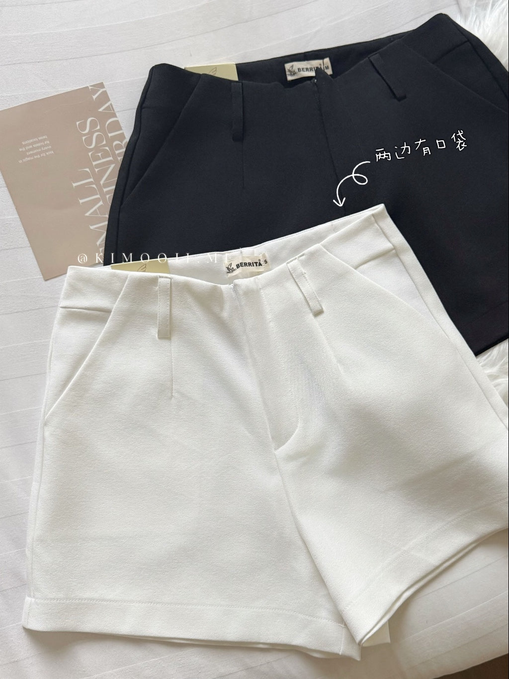 【T953】Berrita  西装短裤｜日常通勤款 A Cut Suit Women Shorts SML