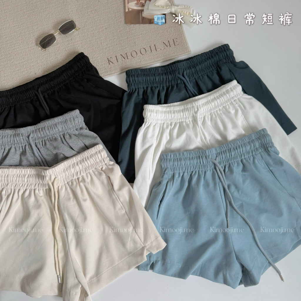 【T776】🧊冰冰棉休闲裤女 超舒服太空棉短裤~推荐M/L