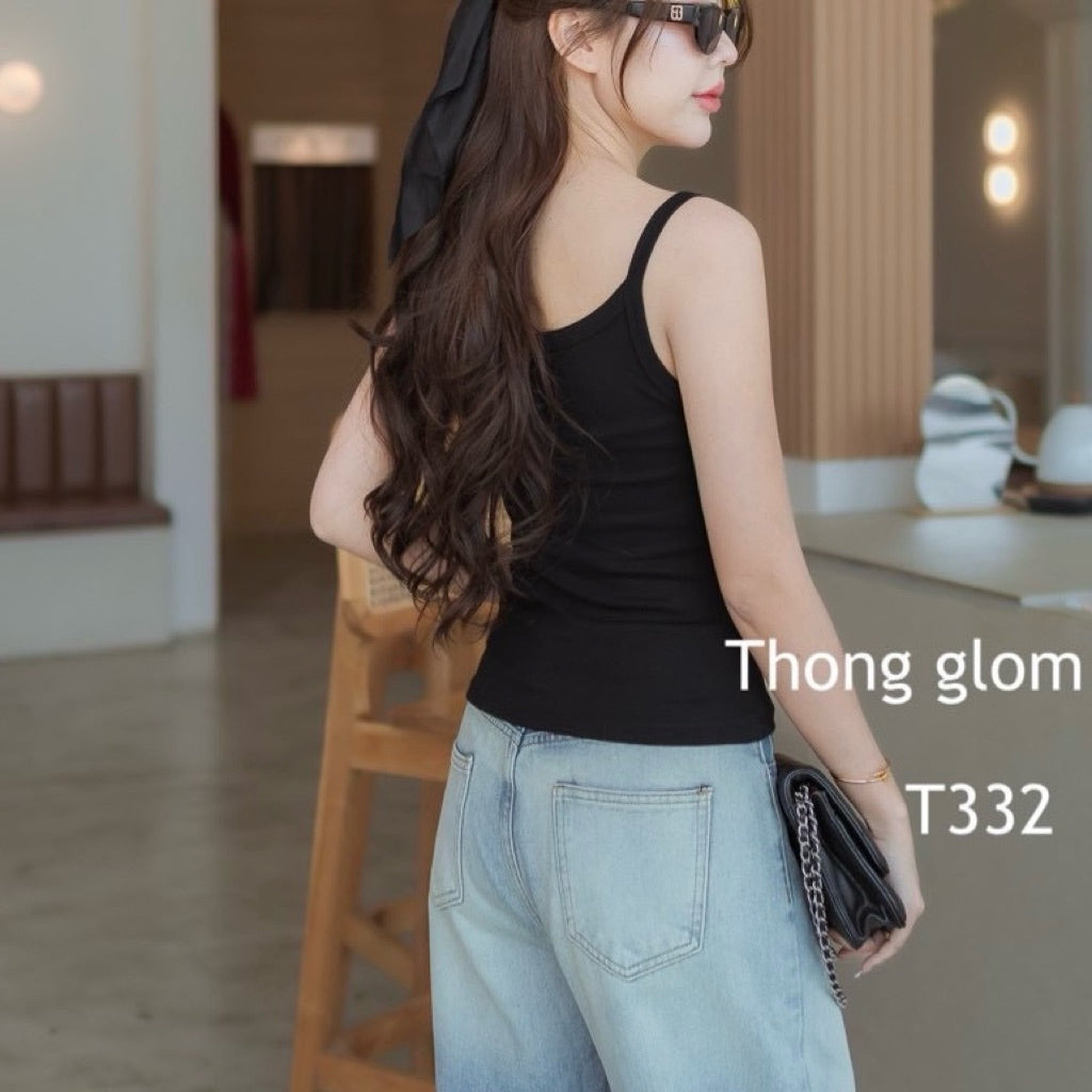 【T814】遮副乳百搭打底背心  THONGGLOM
