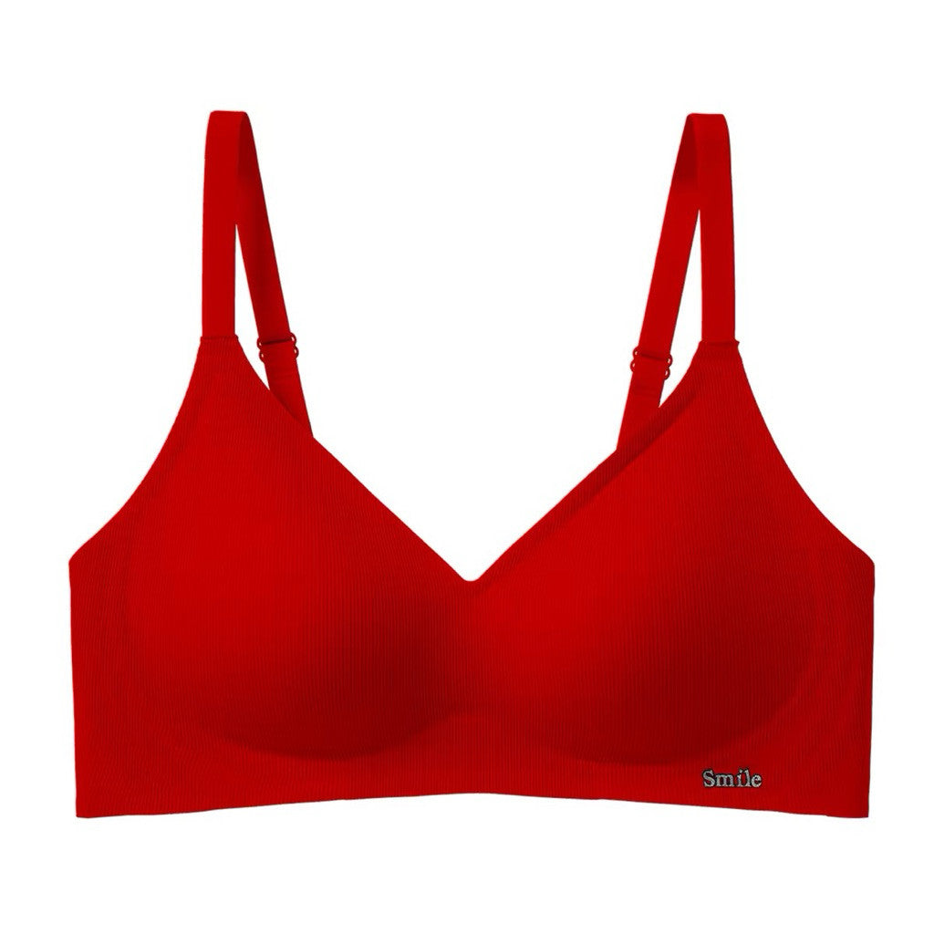 【B035】舒服日常内衣～店主推荐乳胶内衣✨Smile Latex Bra Ice Silk Comfy Bra