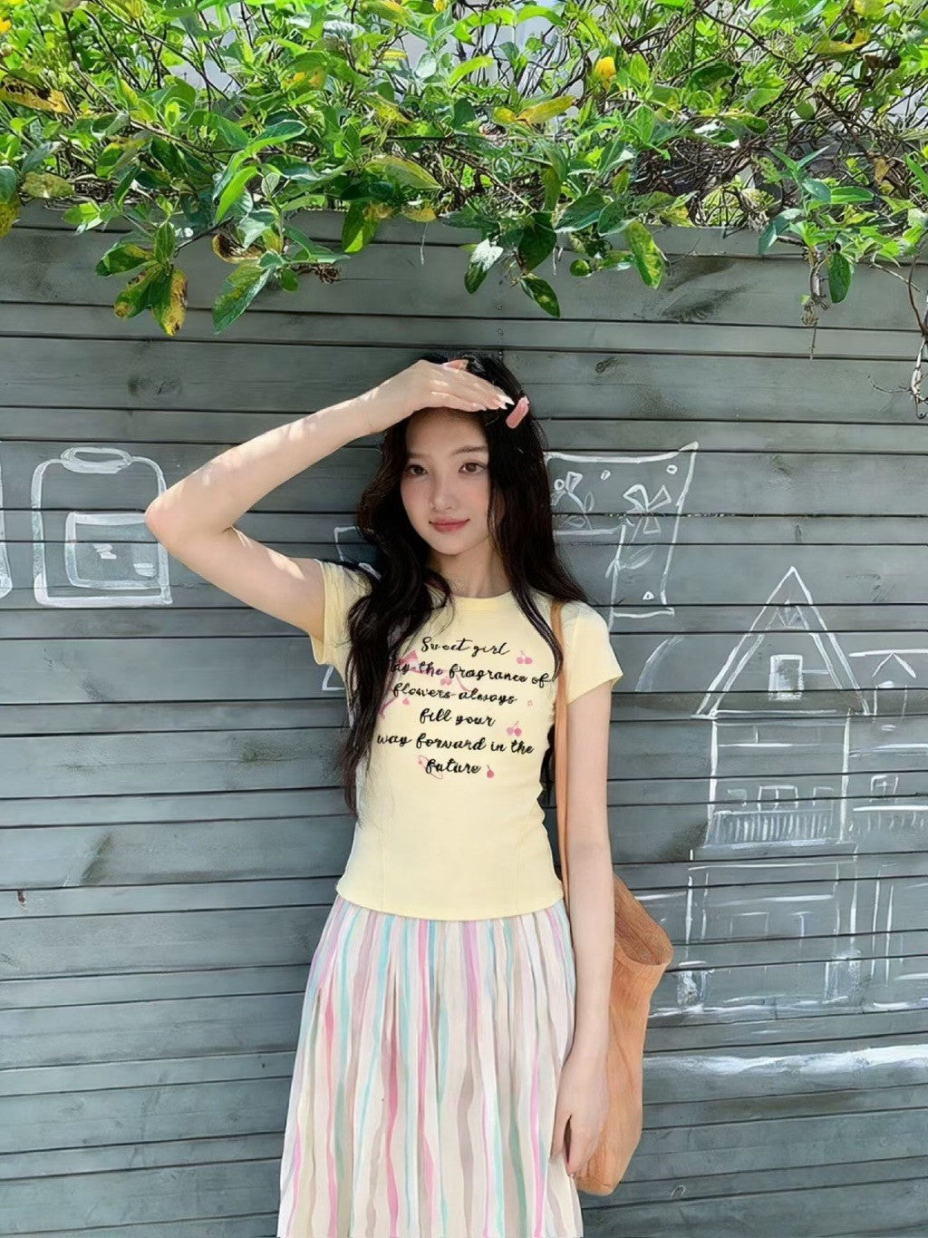 【T-1126】Sweet Girl🎀减龄可爱弹力棉T恤上衣