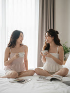 【T1040】小清新碎花吊带小背心娃娃上衣
