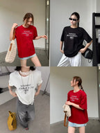 【T1047】高级感！法式Oversize Tee