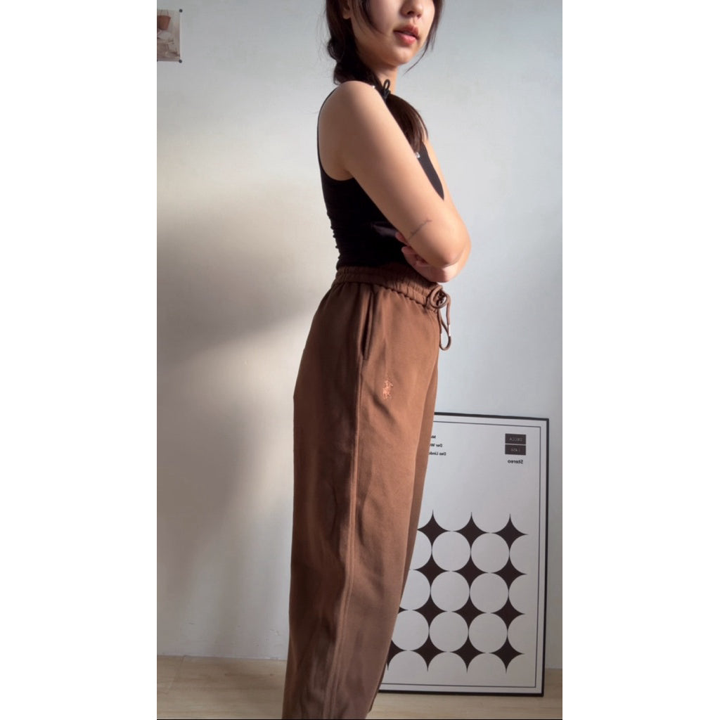 【T866】Polo厚实高质感棉质束脚长裤