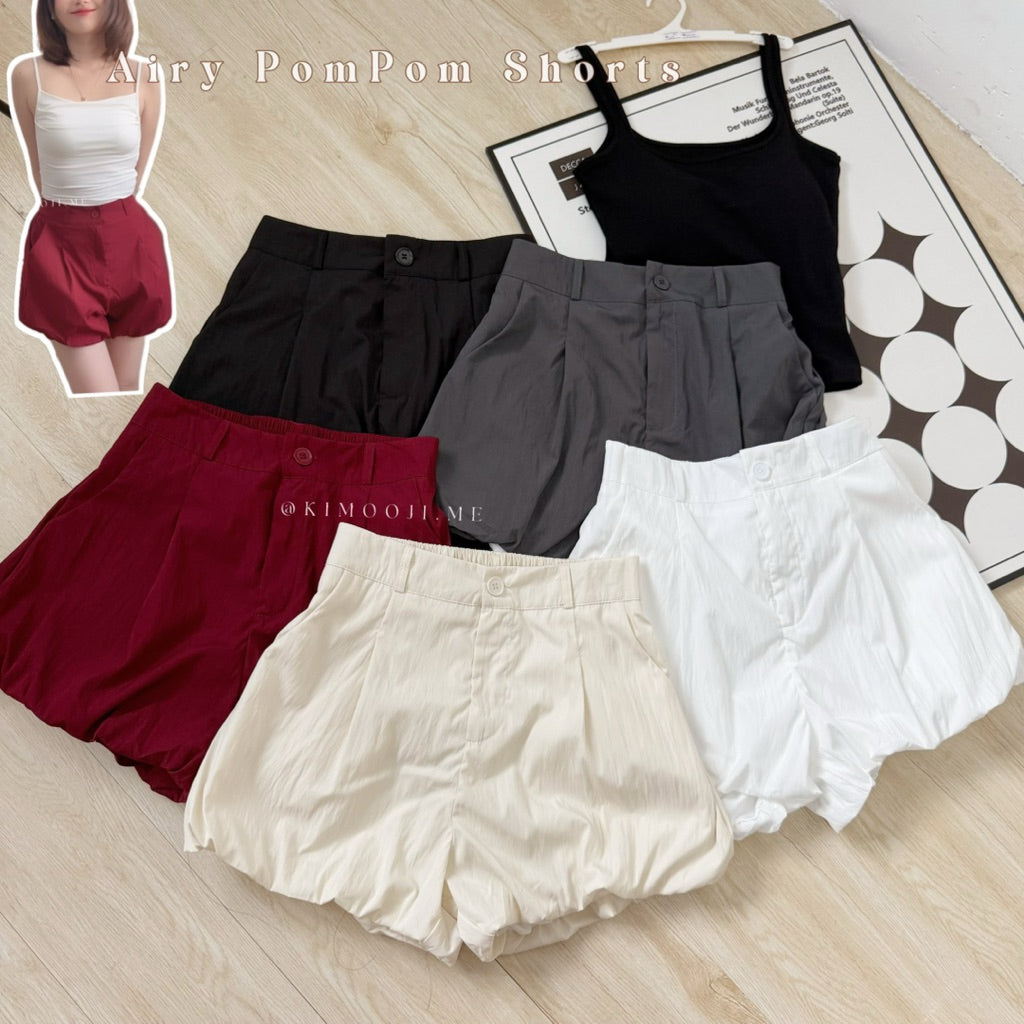 【T895】AIRY FEEL 泡泡花苞裤JC Pompom Shorts