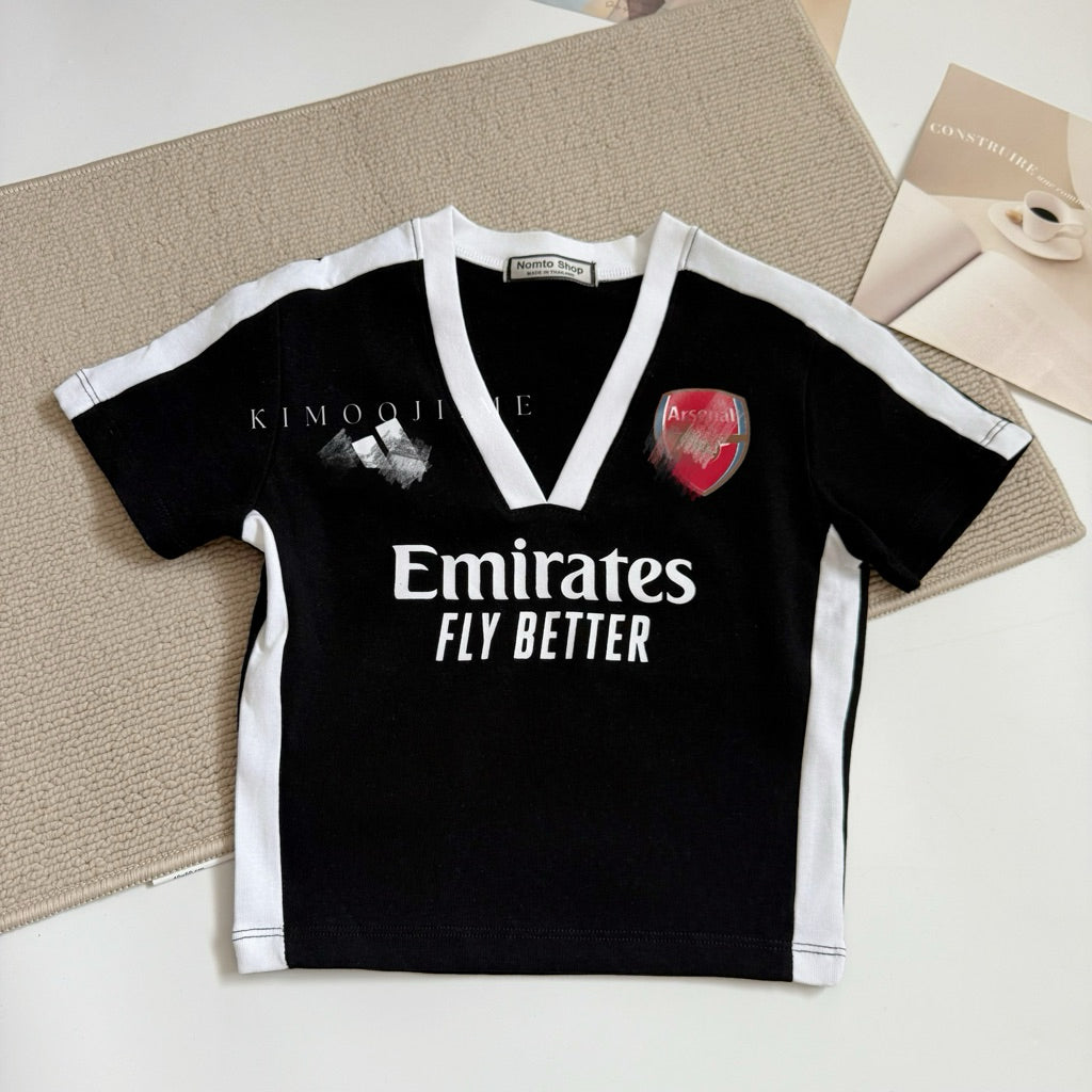 【T277】 Nomto Sporty Crop Top紧身款女T恤