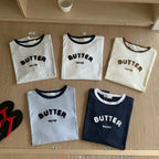 【T-1151】 BUTTER 立体毛巾绣 T 恤