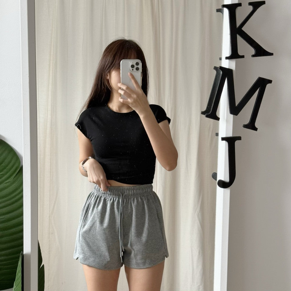 【T776】🧊冰冰棉休闲裤女 超舒服太空棉短裤~推荐M/L