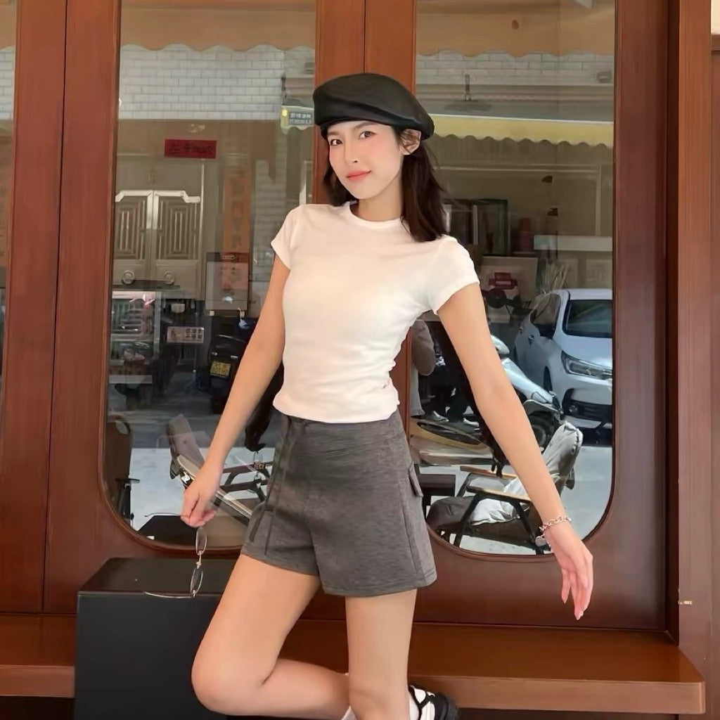 【T-1300】自留超级好穿🔥LULU 果冻日常休闲太空棉短裤