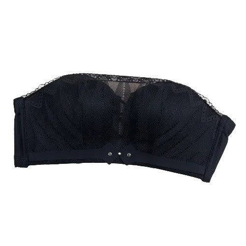 【B025】加厚2.5cm Bome Strapless Super Push Up Bra 两穿无肩带、肩带聚拢小胸内衣