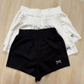 【T410】Ribbon Leisure Short Pants 蝴蝶结太空棉休闲短裤