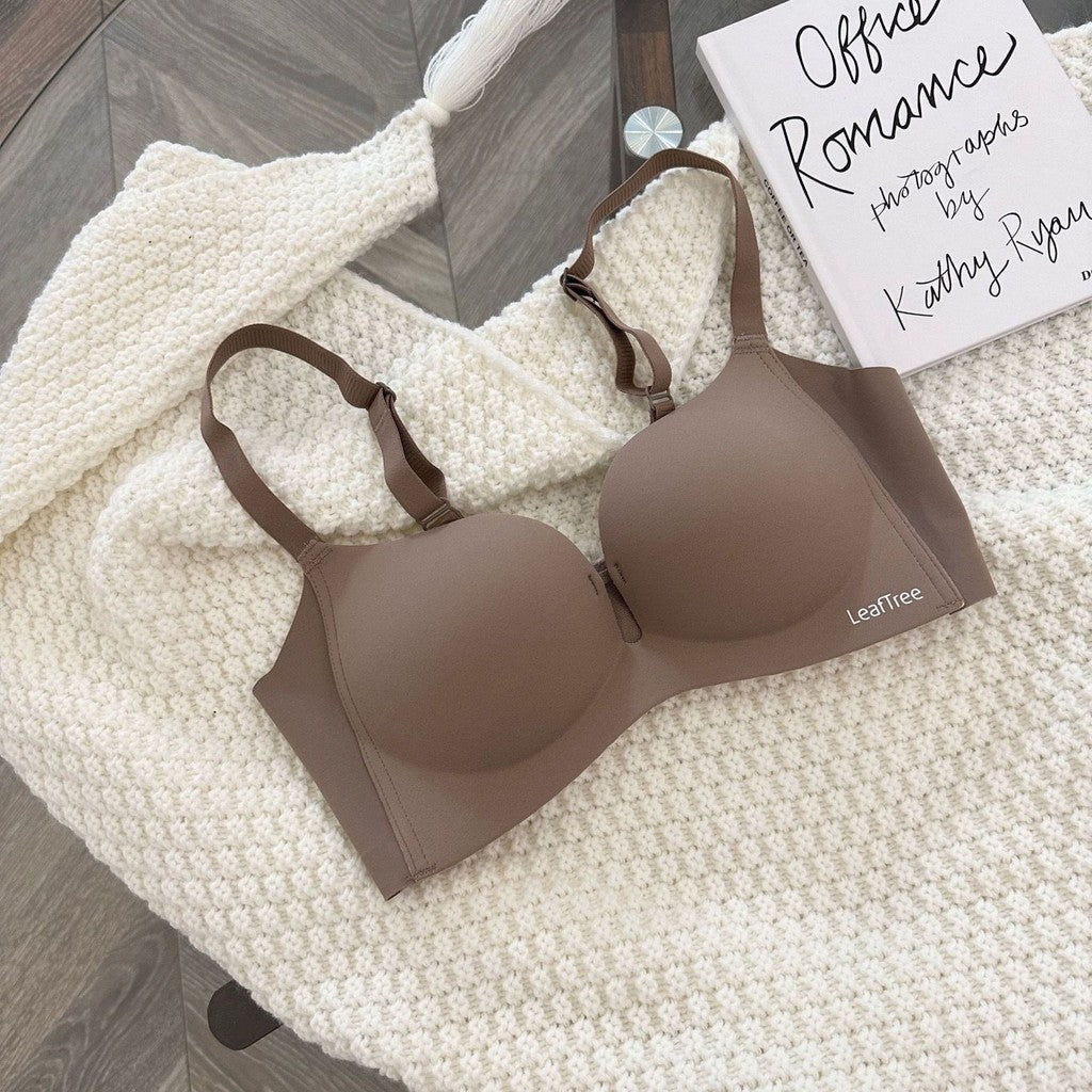 【B028】手掌杯·聚拢·无痕内衣 【热门款】 Comfy 2.5cm Thickness Extra Push Up Bra