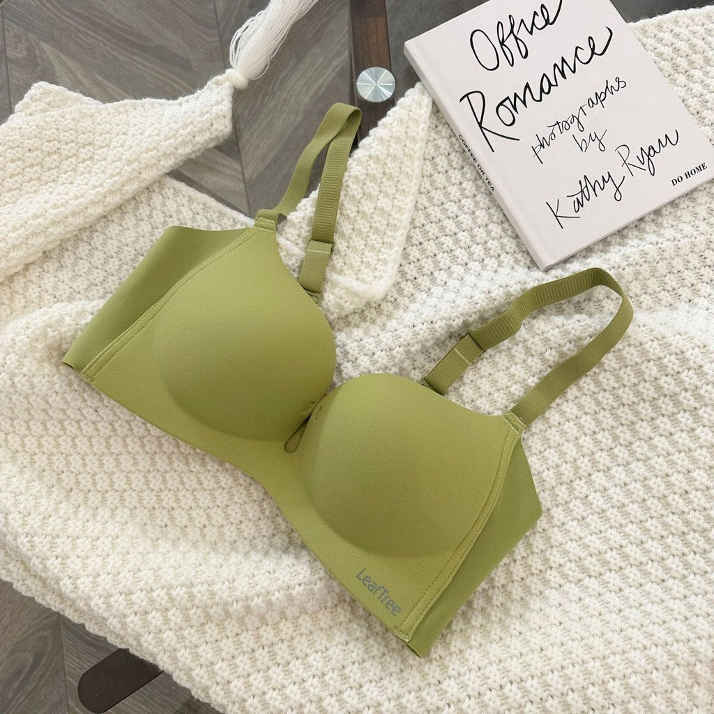 【B028】手掌杯·聚拢·无痕内衣 【热门款】 Comfy 2.5cm Thickness Extra Push Up Bra